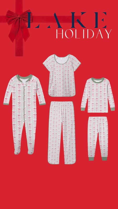 Lake Holiday pajamas! Love the matching sets!! 

#LTKSeasonal #LTKHoliday