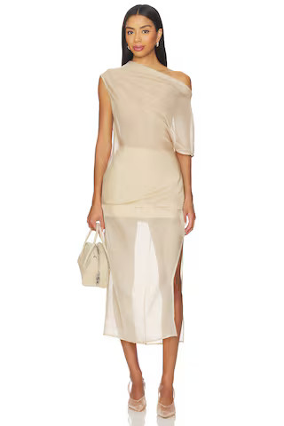 EAVES Saeunn Asym Top in Champagne from Revolve.com | Revolve Clothing (Global)