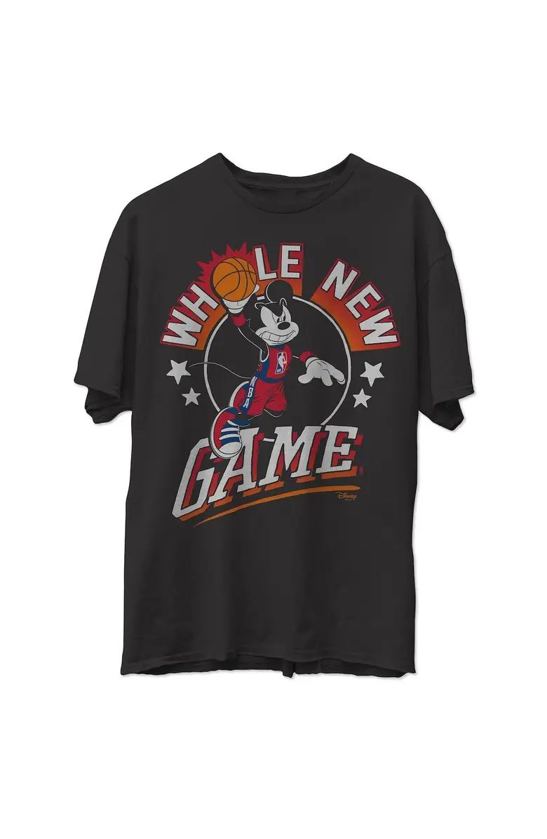 Men's Junk Food Black NBA Disney Whole New Game T-Shirt | Nordstrom