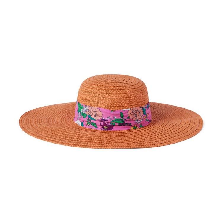 Floral Bow Straw Sun Hat | Janie and Jack