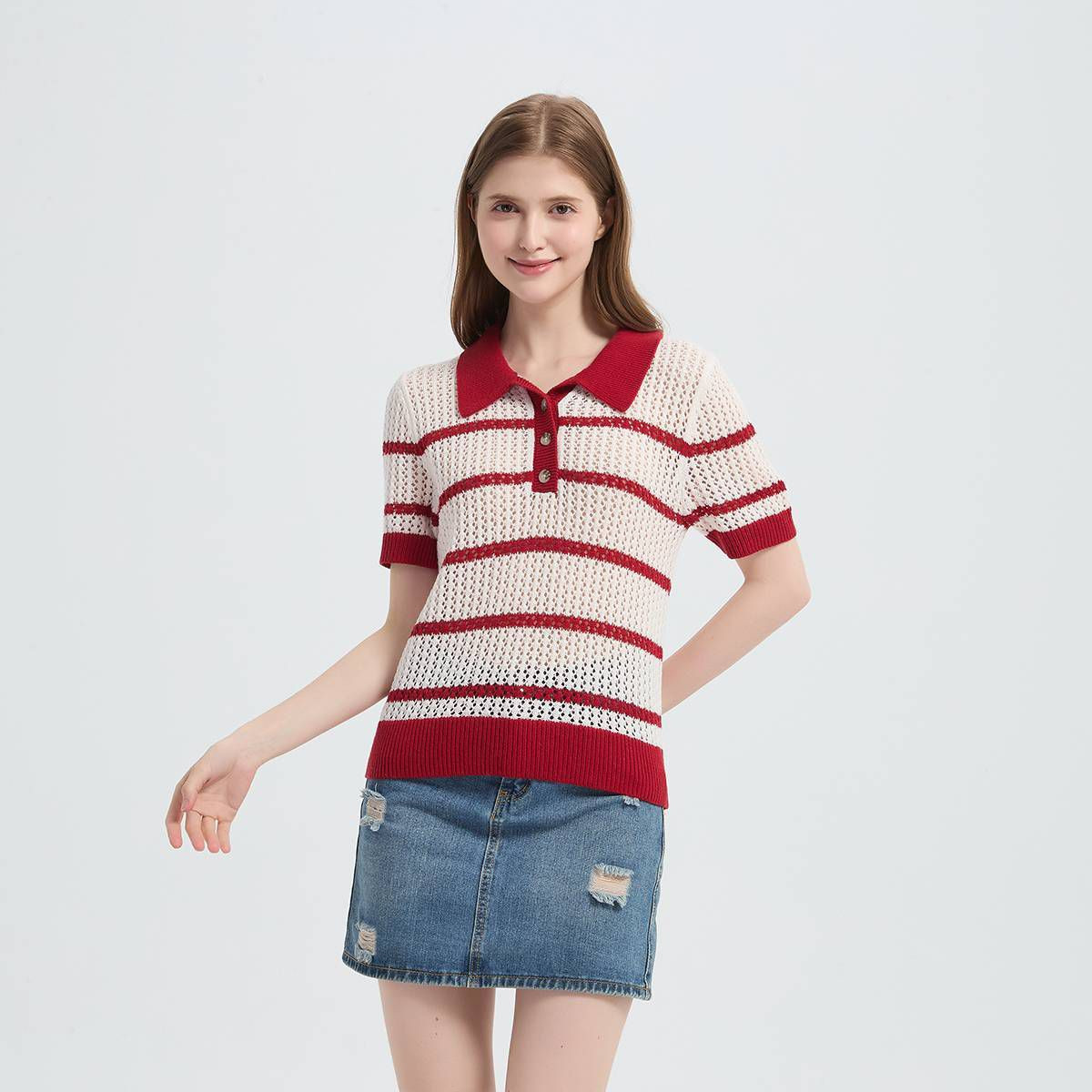 Women's Johnny Collar Sweater - Wild Fable™ | Target