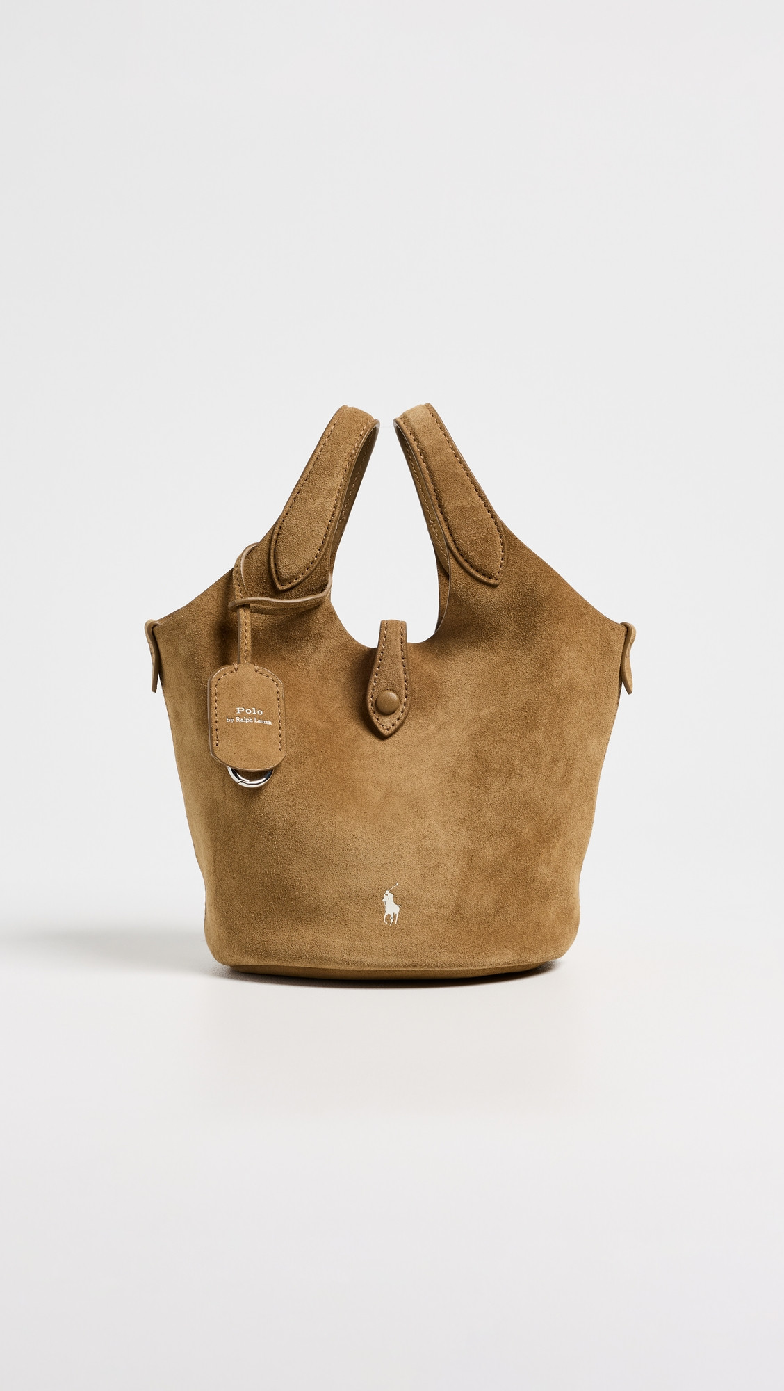 Polo Ralph Lauren Polo Play Small Suede Bucket Bag Caramel One Size | Shopbop