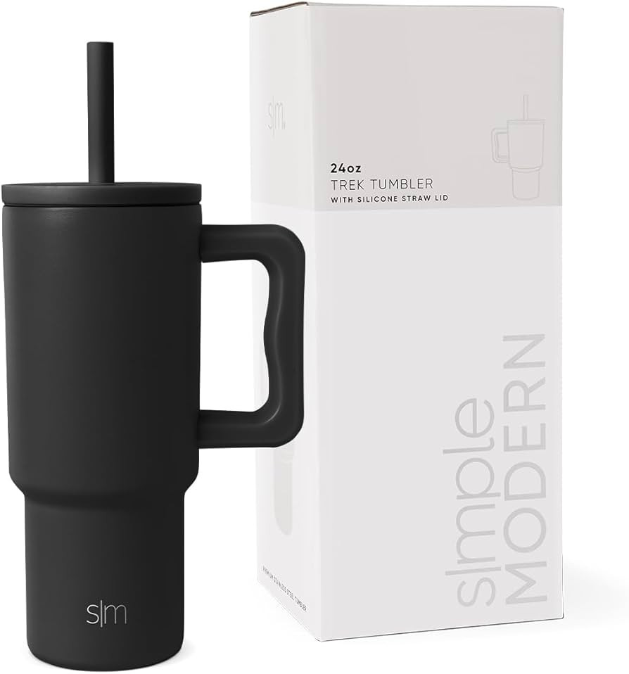 Simple Modern Kids 24 oz Tumbler with Handle and Silicone Straw Lid | Spill Proof and Leak Resist... | Amazon (US)