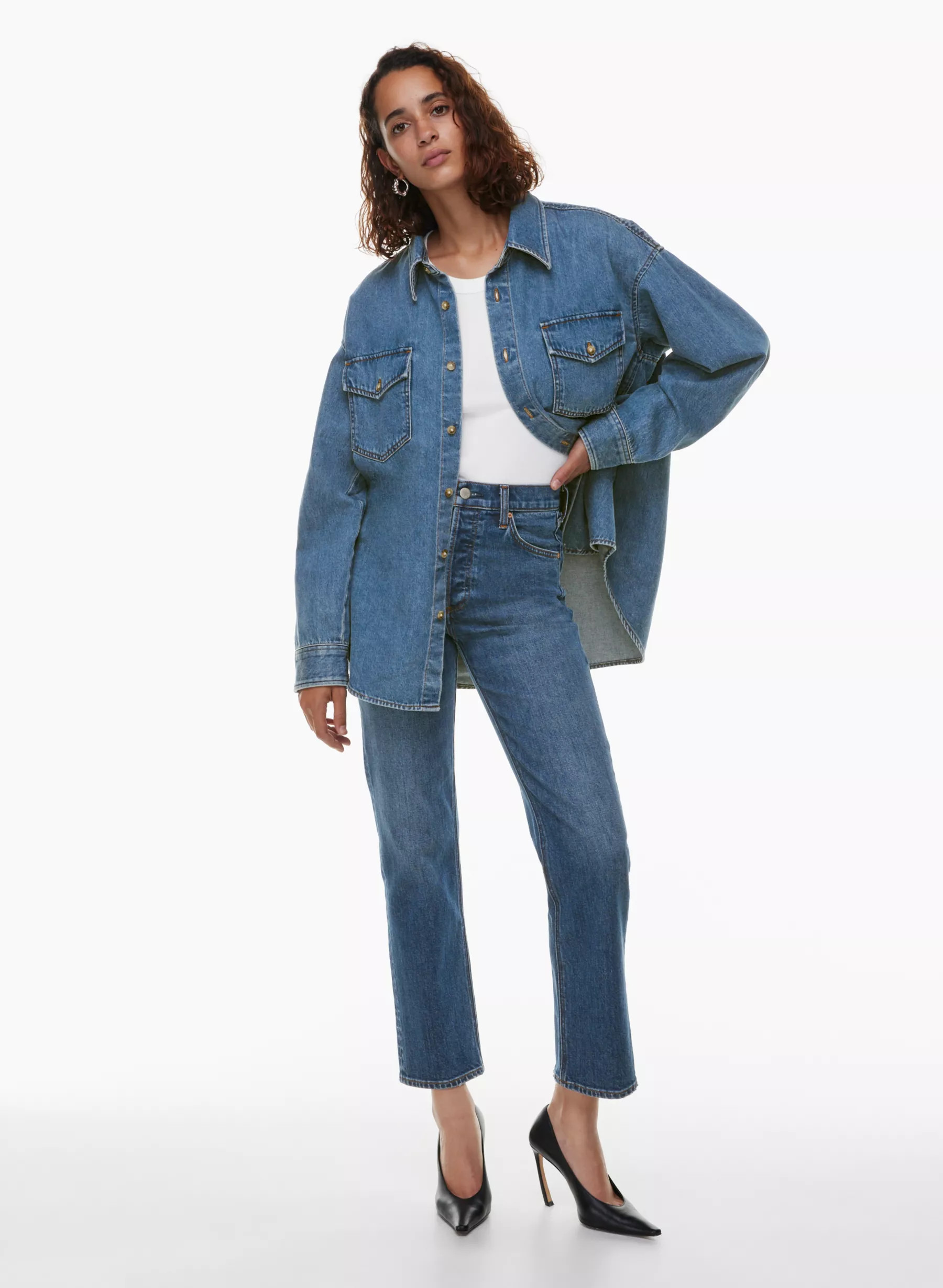 THE ARLO HI-RISE STRAIGHT JEAN | Aritzia