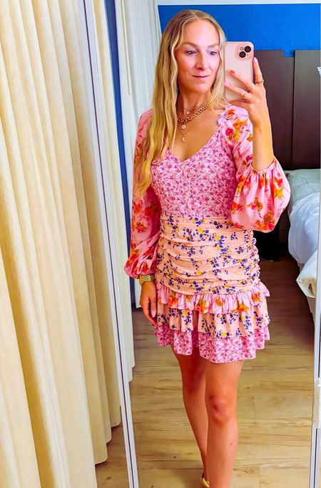 Loveshack Fancy Dupe dress!!
Bought this for a girl baby shower but it ended up on back order so wore for anniversary beach dinner still a super cute for other occasions! Amazon dress

#LTKfindsunder50