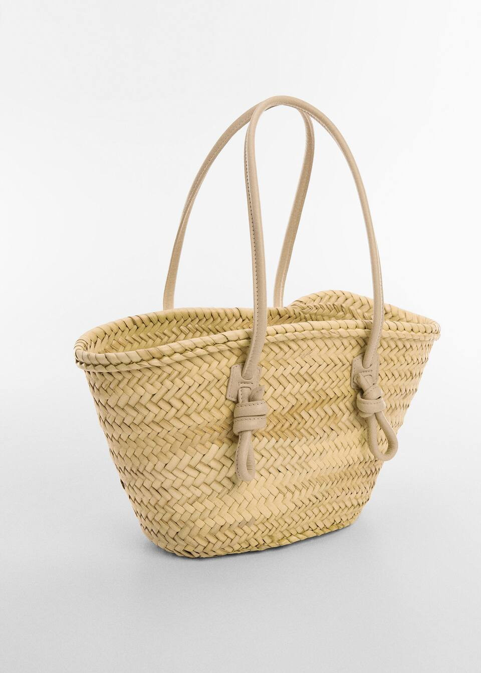 Sac cabas fibre naturelle -  Femme | Mango France | MANGO (FR)