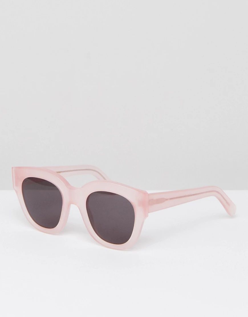 Monokel Eyewear cleo cat eye sunglasses in pink | ASOS (Global)