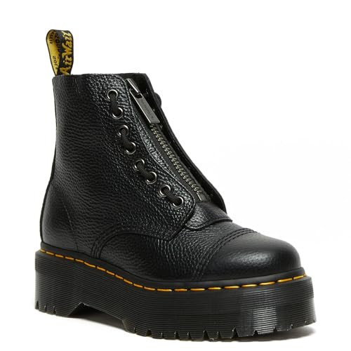 Dr. Martens Women's Boots, Black Milled Nappa, 8 | Amazon (US)