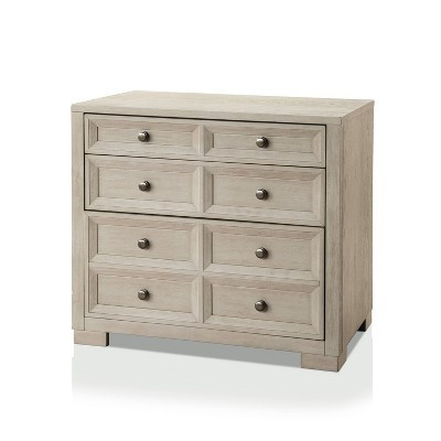 Furniture of America Flonnin Modern Classic 3 Drawer Vertical File Cabinet with Keyboard Tray Tawny Brown | Target