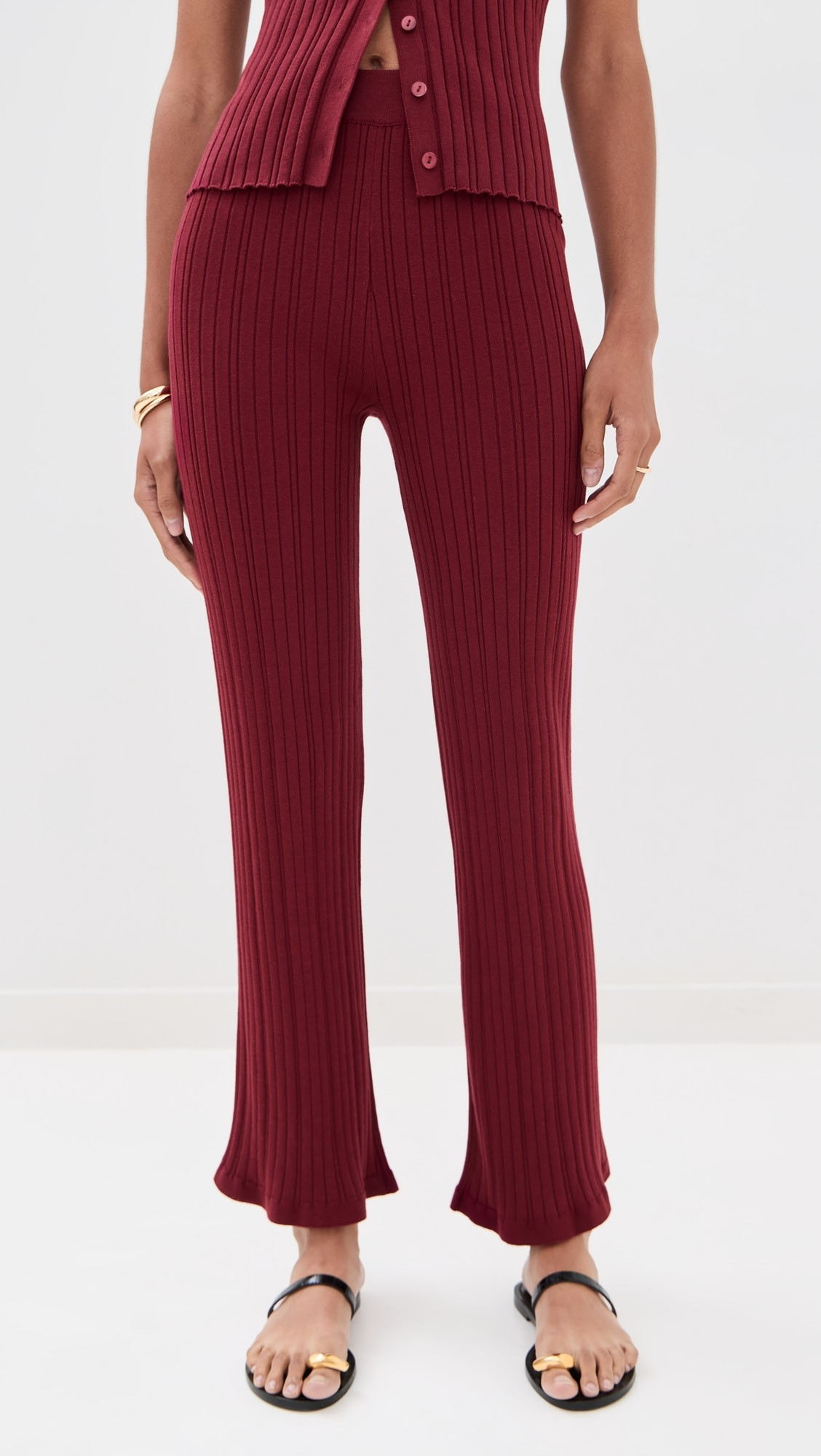 Ribbed Flare Pants | Shopbop