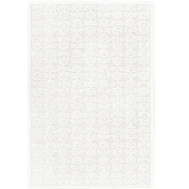 My Texas House Poppy 3'11" x 5'6" Natural Floral Indoor/Outdoor Rug - Walmart.com | Walmart (US)