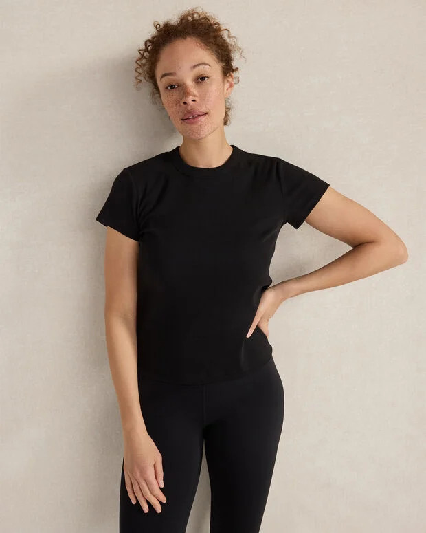 Essential Organic Cotton Short Sleeve Tee | Talbots