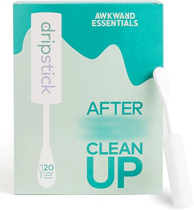 Dripstick Absorbing Sponge For Women - Awkward Essentials Dripstick 20 Pack of Sterile Post Coitu... | Amazon (US)