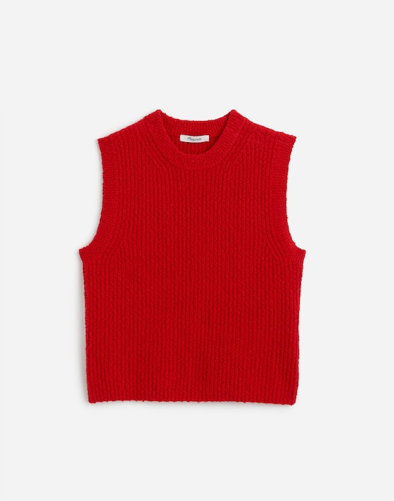 Boucl&eacute;-Knit Sweater Tank | Madewell | Madewell