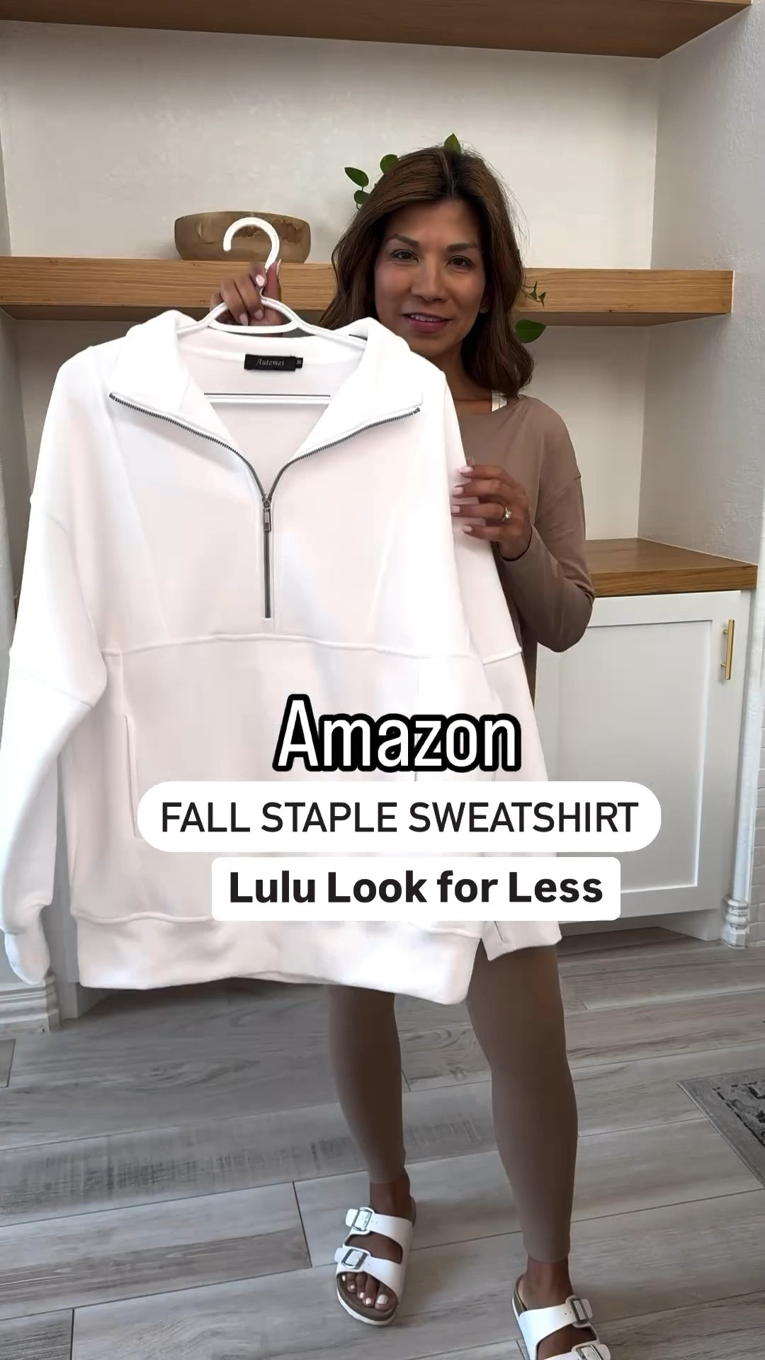 Sweatshirt I sized up to medium for a baggy look but I have size small in another color and still covers my backside(lulu look for less).
Leggings in small; 25” length in Carbon Dust, now come in 4 length options.
Long sleeve shirt in small(oversized fit).
White tank top in medium.
Bestselling sneakers fit tts.
Bag is linked(very good FP look for less).
Amazon finds, fall outfit, winter outfit, casual outfit, white sneakers, fashion over 50, midlife fashion, petite fashion, New Balance 327

#LTKFindsUnder50 #LTKActive #LTKOver40