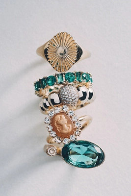 Glam Puff Cocktail Ring | Anthropologie (US)