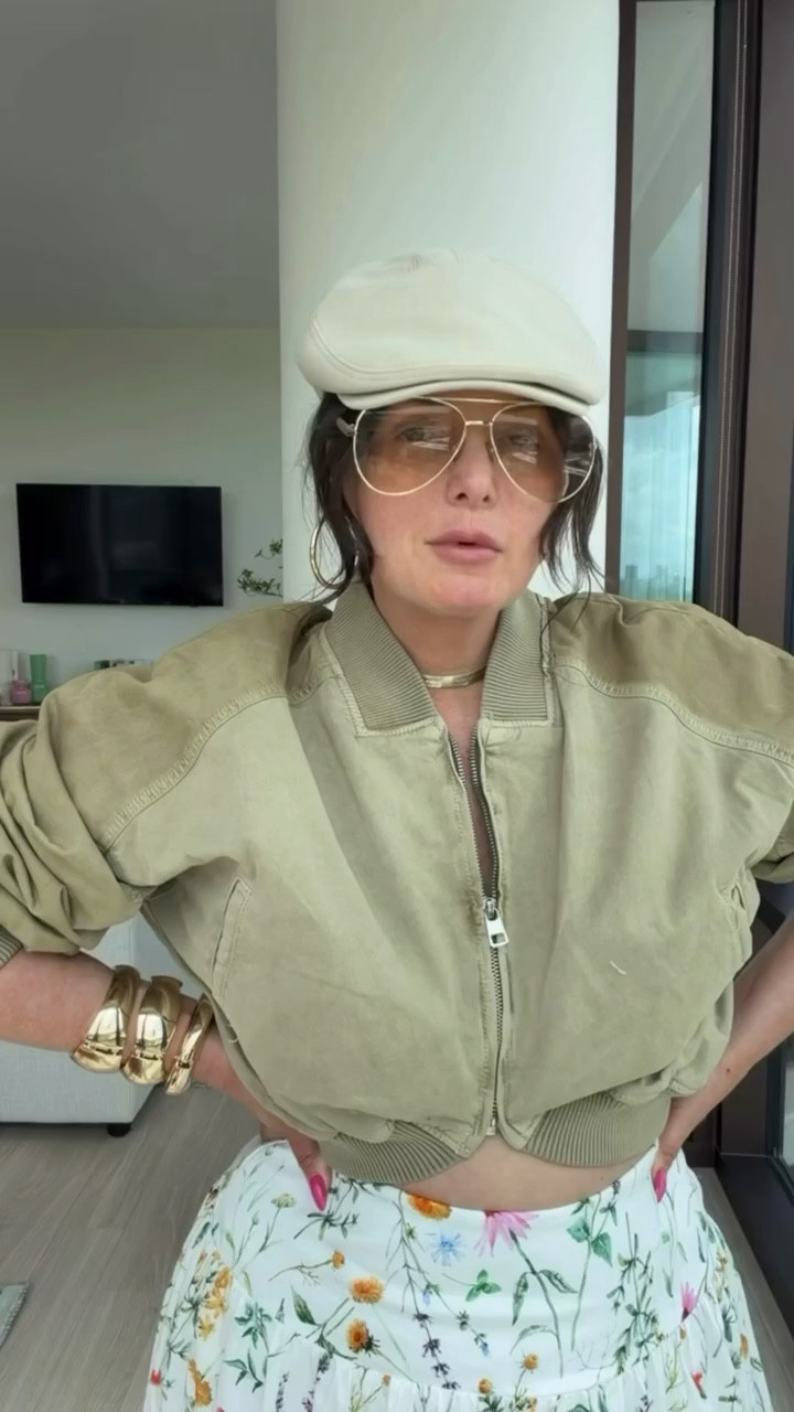 Wearing true size, medium in both this floral maxi skirt & crop jacket



#LTKgrwm #LTKootd

#LTKSeasonal #LTKootd #LTKdayinmylife