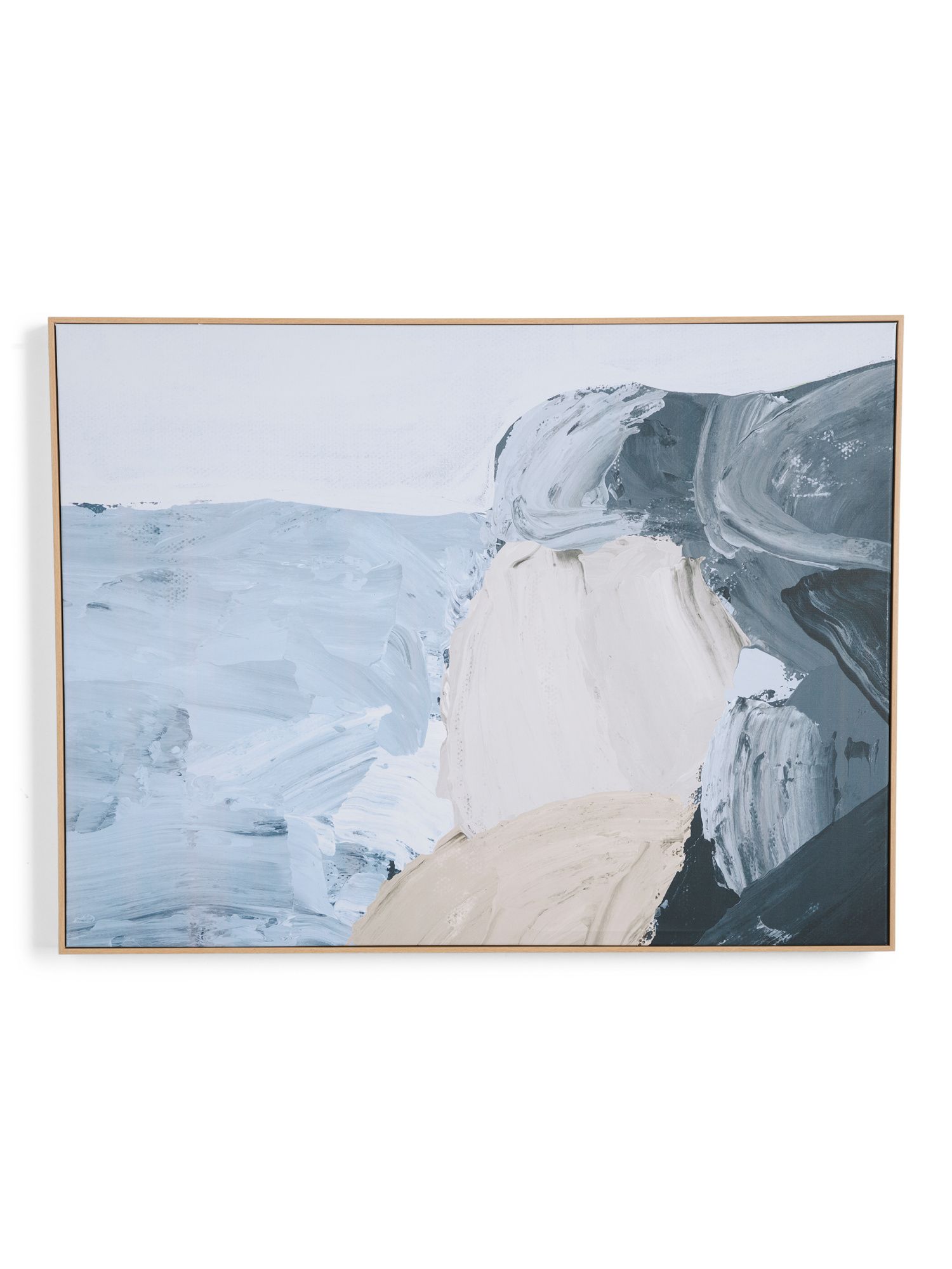 40x30 Winter Coast Blue 2 Framed Canvas Wall Art | TJ Maxx