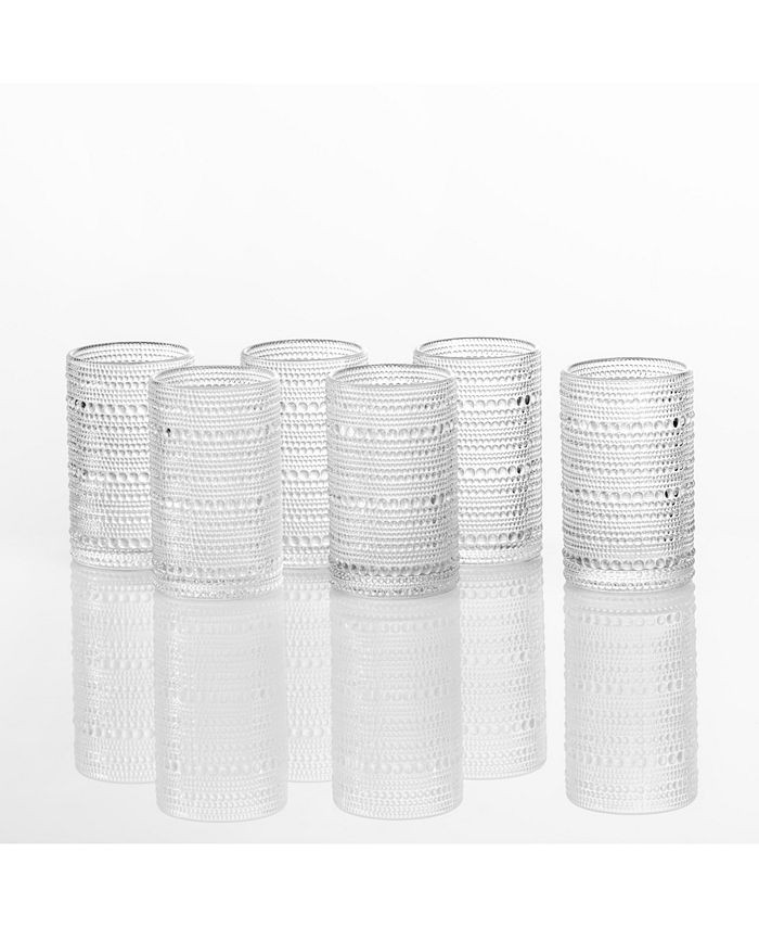 Fortessa Jupiter Ice Beverage Glasses, Set of 6 & Reviews - Glassware & Drinkware - Dining - Macy... | Macys (US)