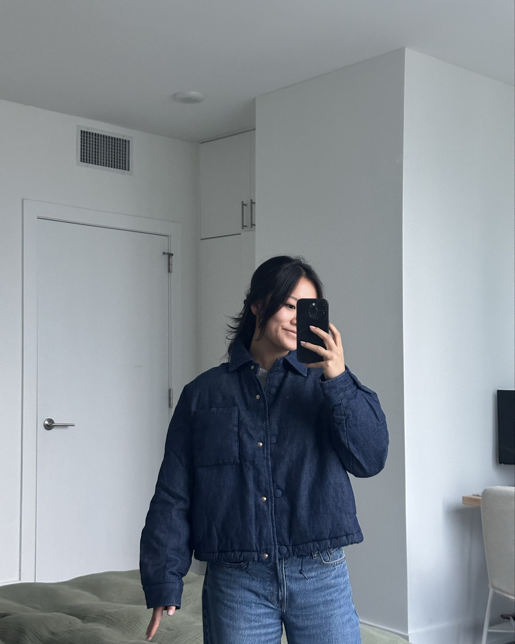 s petite in medium indigo