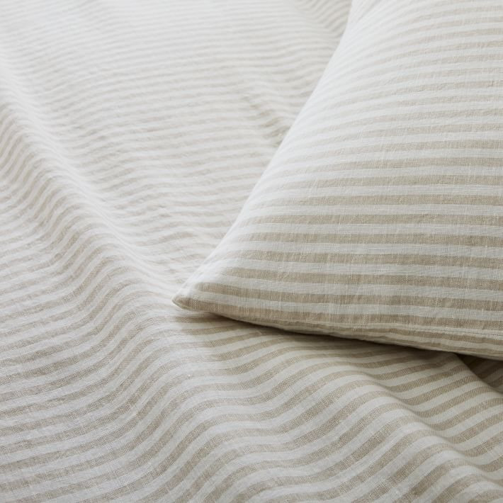 European Flax Linen Duvet Cover & Shams | West Elm (US)