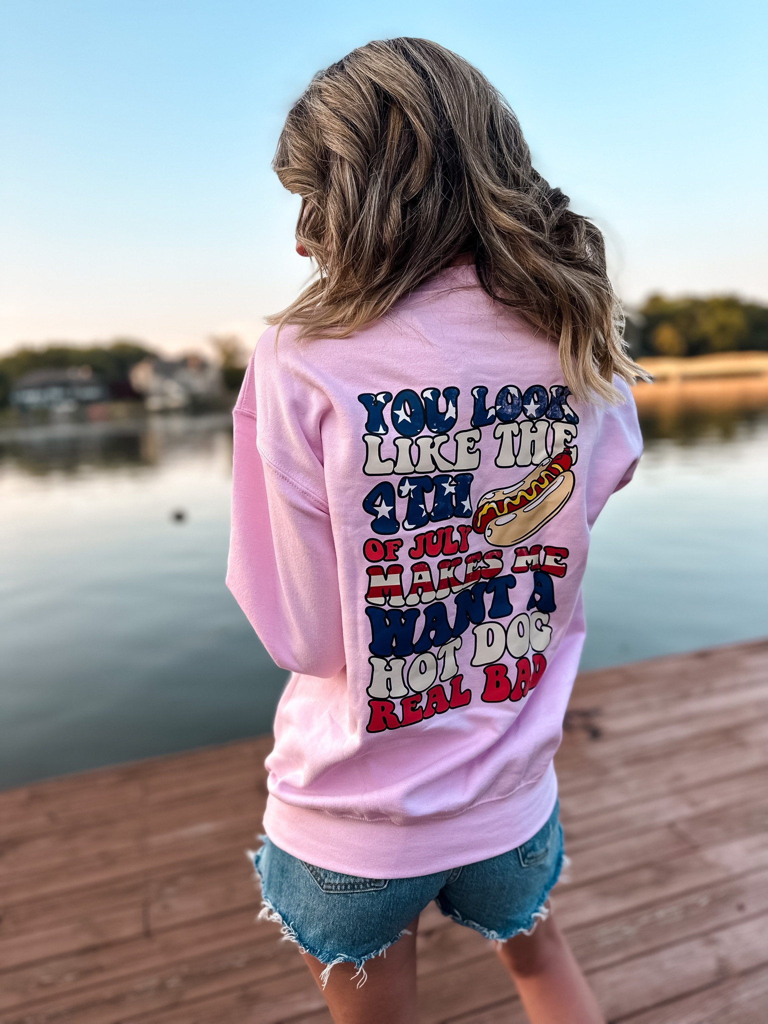 Fourth of July shirt 4th of July sweater hot dogs 