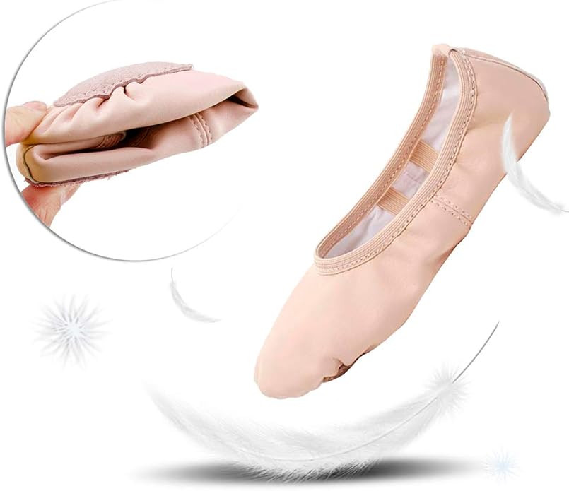 Stelle Ballet Shoes for Girls Toddler Ballet Slippers Soft Leather Boys Dance Shoes for Toddler/L... | Amazon (US)