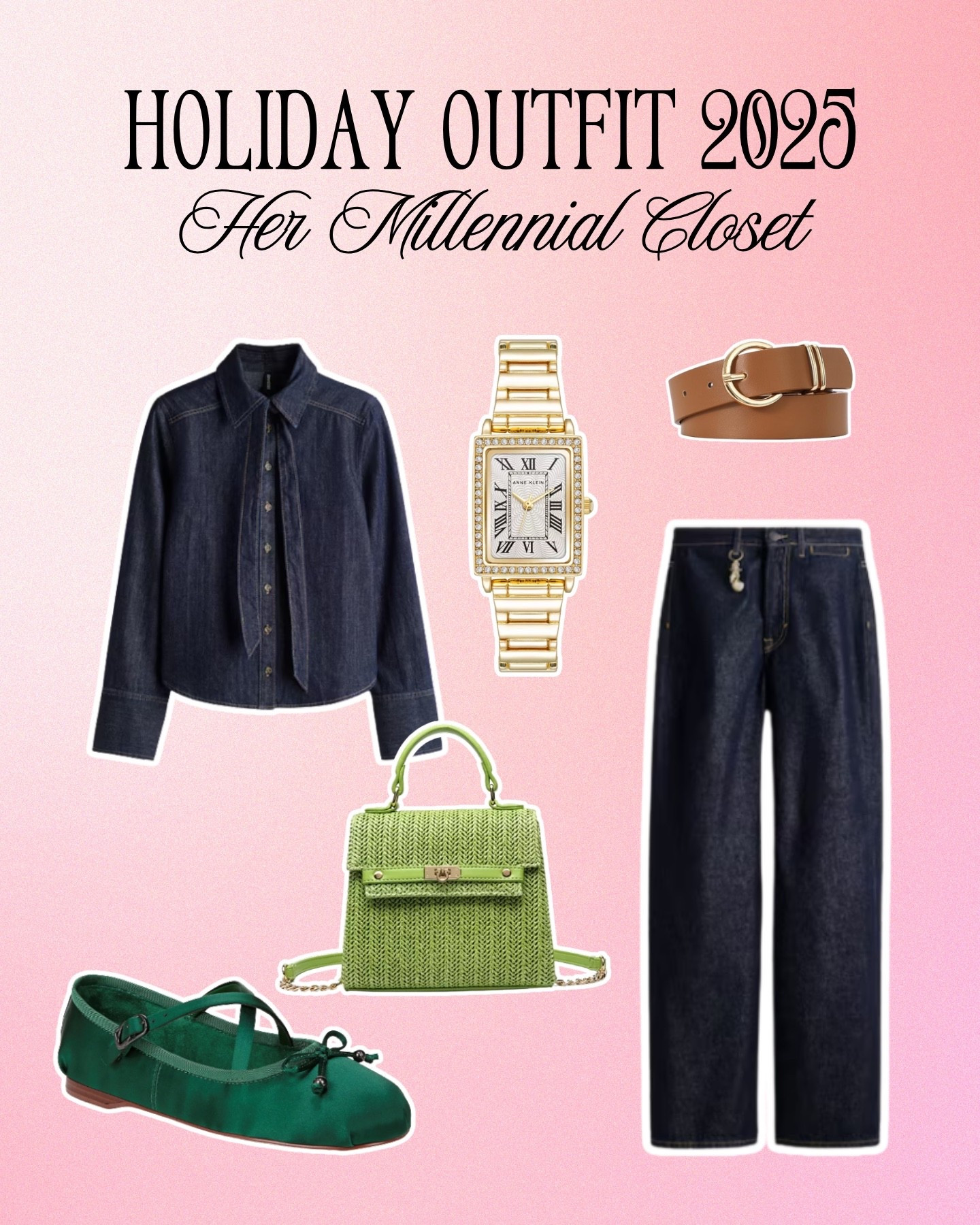  A denim on denim look! 

#LTKootd #LTKHoliday #LTKCyberWeek