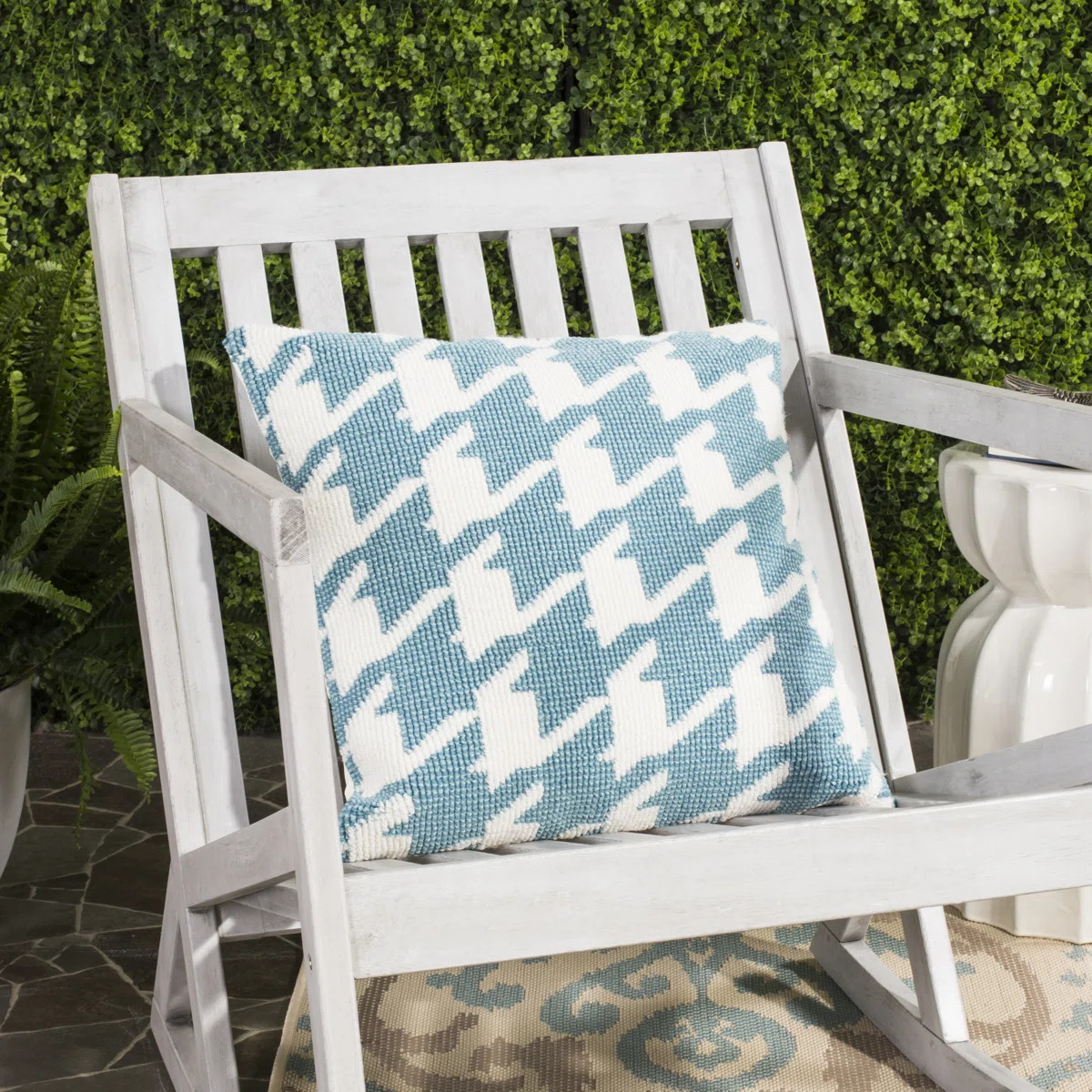 Houndstooth Outdoor Throw Pillow | Wayfair North America