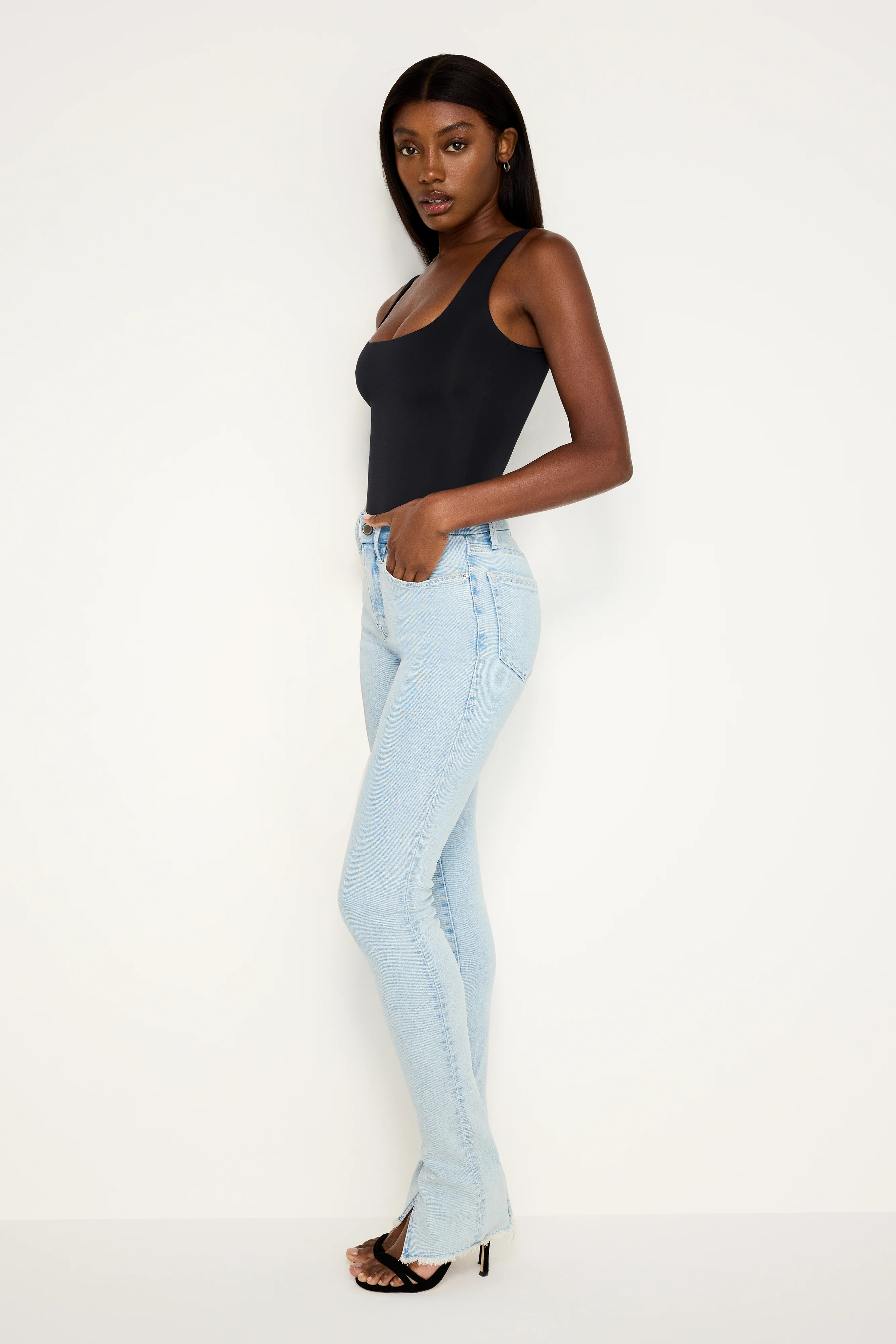 GOOD LEGS SKINNY JEANS | INDIGO686 - GOOD AMERICAN | Good American