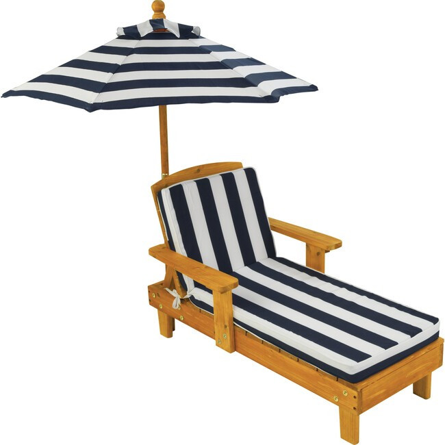 KidKraft | Outdoor Chaise w/ Umbrella | Maisonette | Maisonette