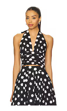 SANS FAFF Halter Top in Polka Dot from Revolve.com | Revolve Clothing (Global)
