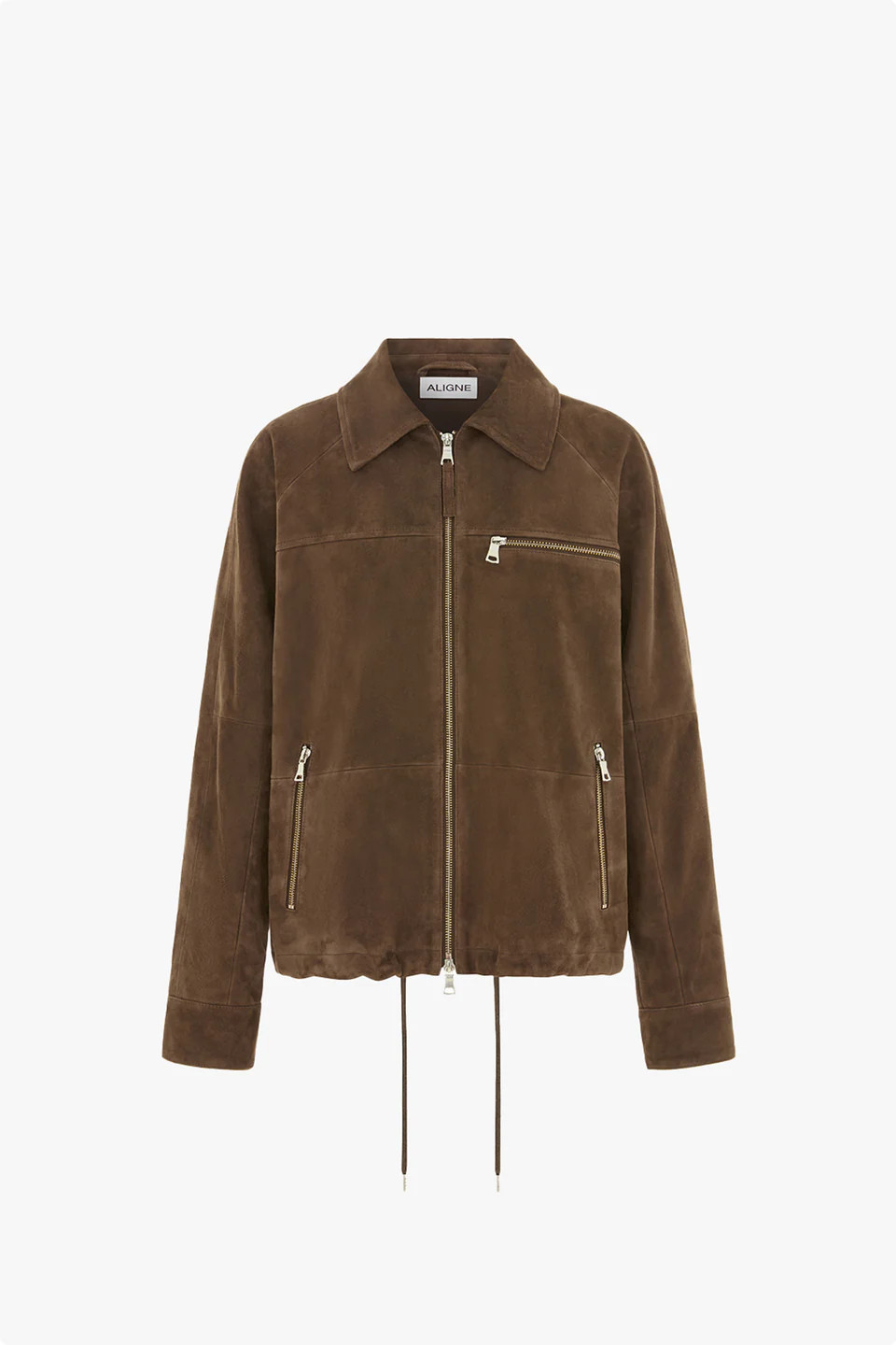 ALIGNE Suede Jacket - Brown | Alex | ALIGNE UK & EU