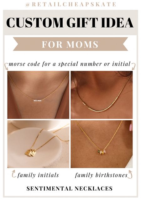 Custom necklaces perfect for any mom! 

#LTKHoliday #LTKGiftGuide #LTKSeasonal