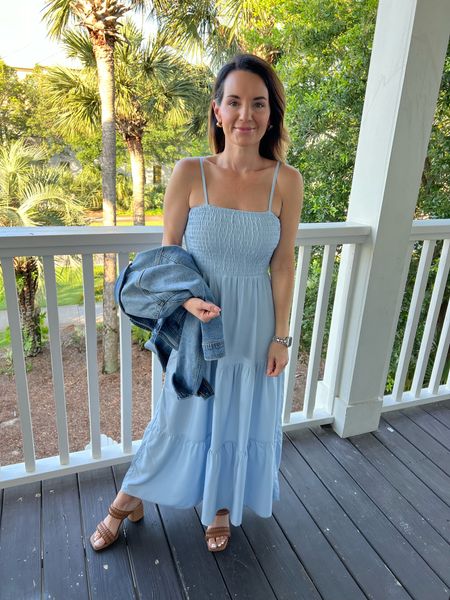 Great last minute dress 👌🏼

Available in 17 colors. The material is really nice and perfect for summer heat. I wore this in Florida on vacation and received a bunch of compliments. 

I’m 5’3 and wearing size small. It has adjustable straps and a stretchy smocked top. 

#dresses #maxidress #summerstyle #vacationoutfit #resortwear #dress #summerdress #founditonamazon #amazonfinds #amazonfashion #affordablefashion #beachwear #vacationstyle #casualstyle #vacay #travel #30a #fashion 

#LTKStyleTip #LTKFindsUnder50 #LTKWorkwear
