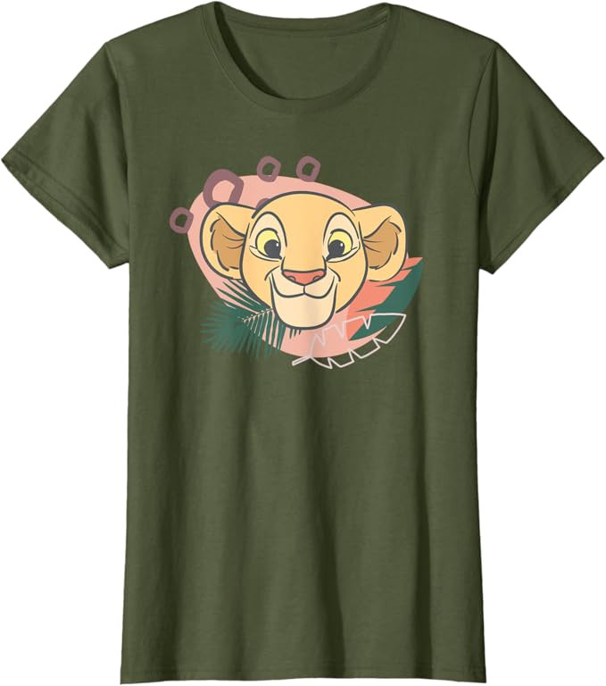 Disney The Lion King Young Nala Pastel Jungle T-Shirt | Amazon (US)
