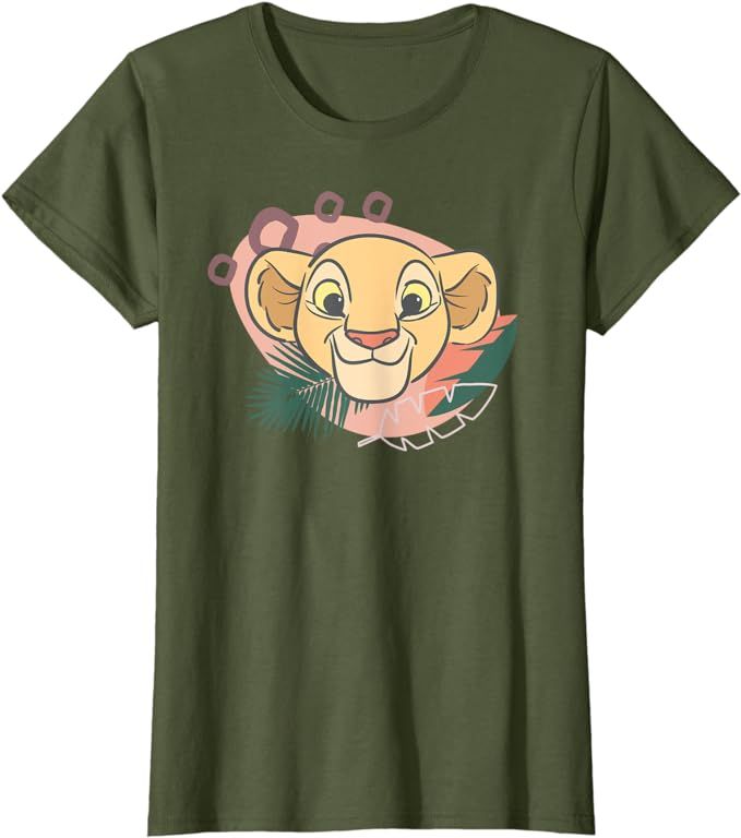 Disney The Lion King Young Nala Pastel Jungle T-Shirt | Amazon (US)