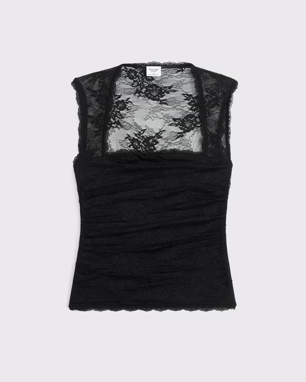 The A&F Ava Lace Top | Abercrombie & Fitch (US)