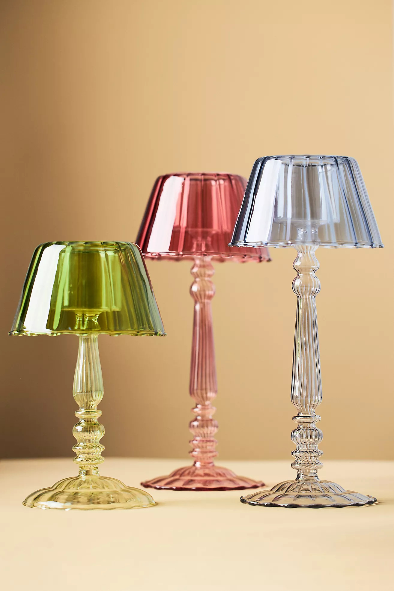 Maisy Glass Lamp Candle Holder | Anthropologie (US)