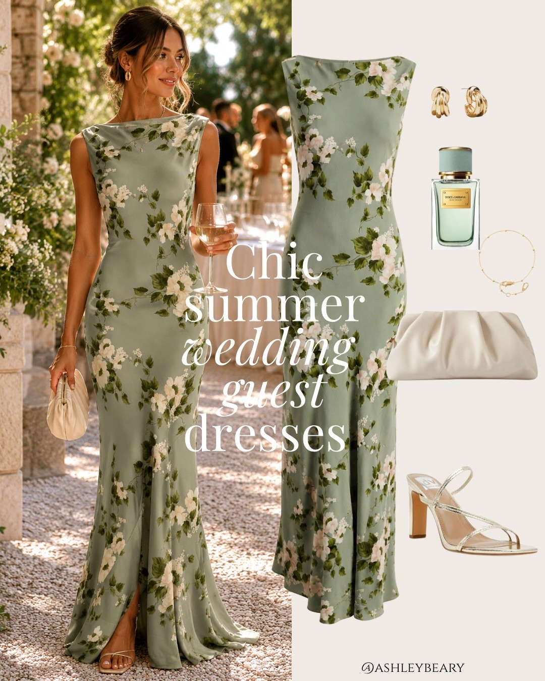 Chic summer wedding guest dresses!

Nordstrom new arrivals 
Green floral gown 
Destination wedding 
Black tie

#LTKSeasonal #LTKWedding