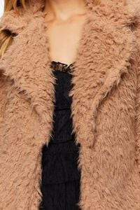 Faux Fur Notched Open-Front Coat | Forever 21 (US)