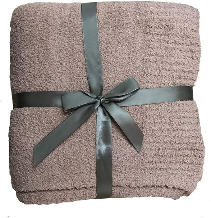 Knit Throw Blanket Super Soft Blanket Fluffy Warm Blanket Throw Blankets for Couch,Sofa and Bed 5... | Amazon (US)