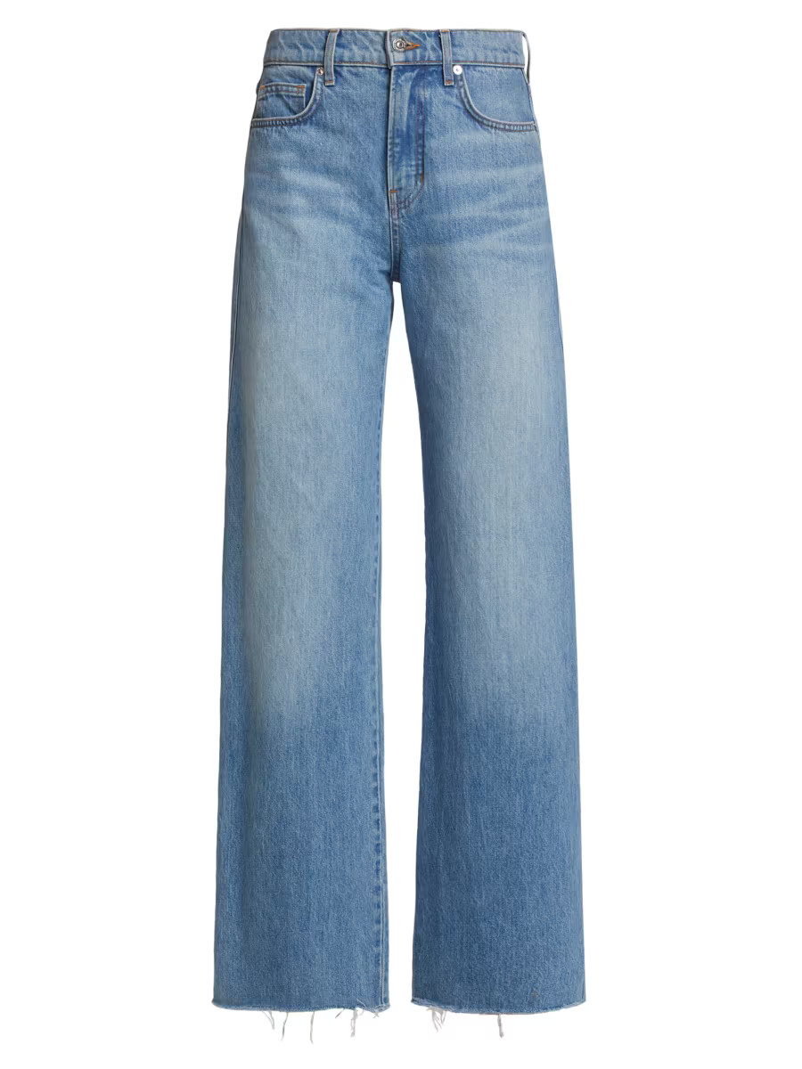 Taylor High-Rise Wide-Leg Jeans | Saks Fifth Avenue