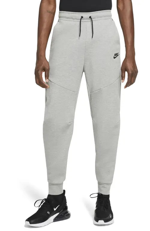 Nike Tech Fleece Jogger Sweatpants in Dark Grey Heather/Black at Nordstrom, Size Small R | Nordstrom