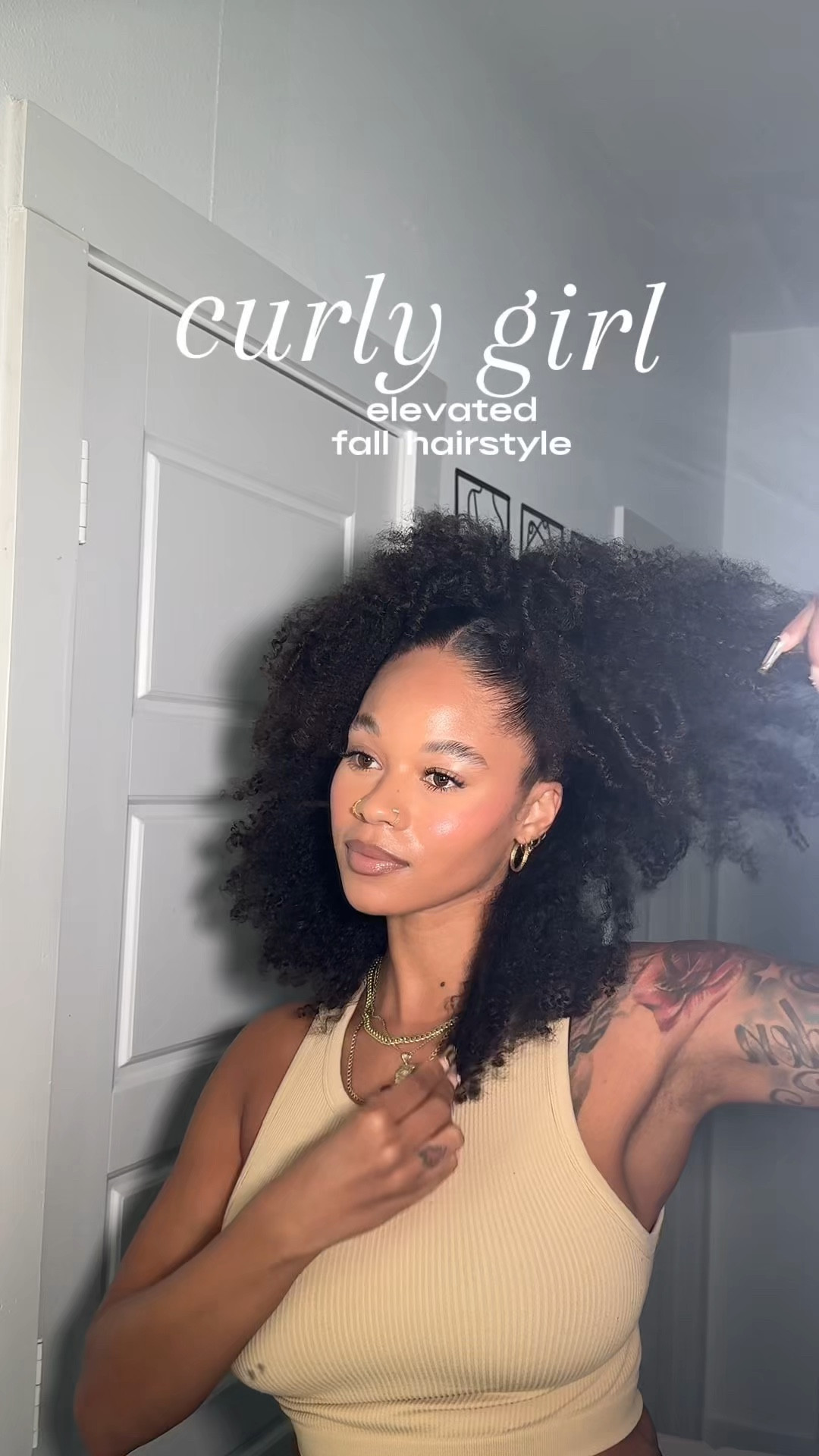 Cute easy curly hair style 

#LTKHoliday #LTKBeauty #LTKSeasonal