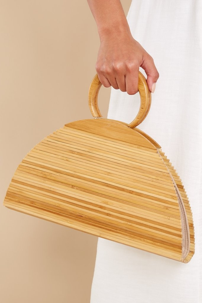 My Other Half Natural Bag | Red Dress 