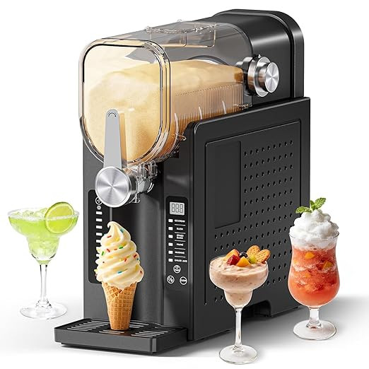 Slushie Machine, No Ice Needed Slushy Maker for Home, Real-Time Temp Display, Frozen Drink Maker ... | Amazon (US)