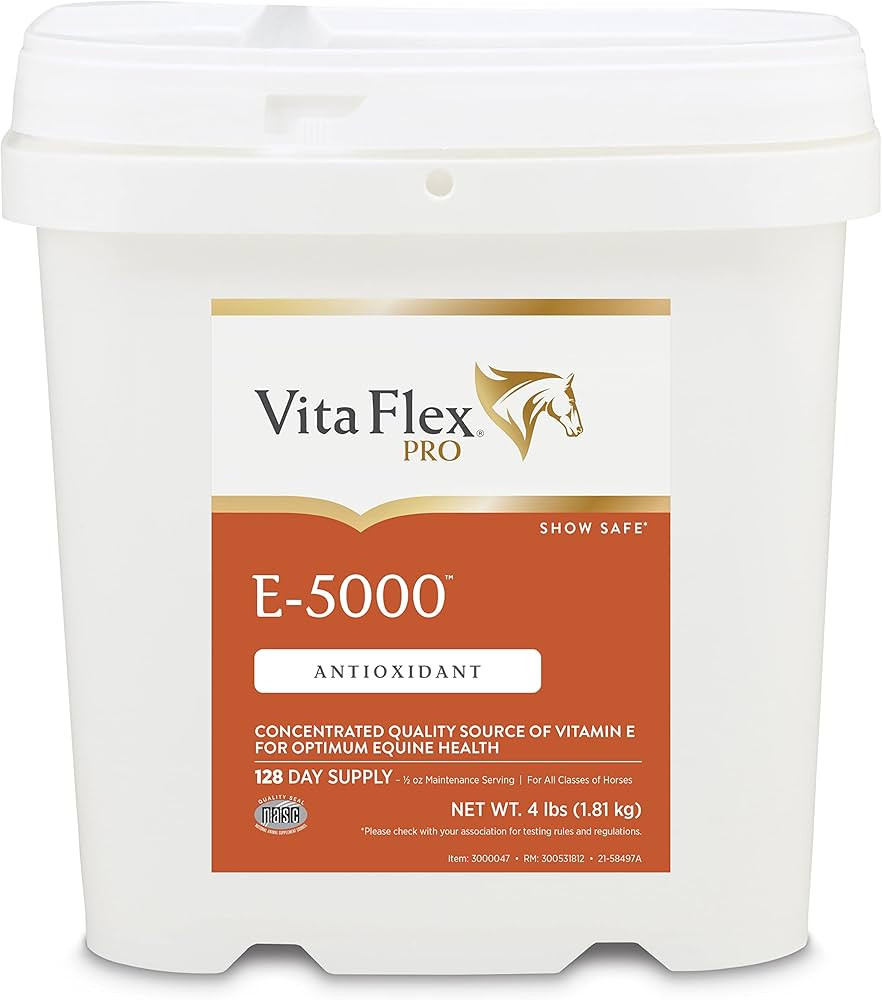 Vita Flex Pro E-5000 Premium Quality Horse Vitamin E, 4 lbs., 128-Day Supply | Amazon (US)
