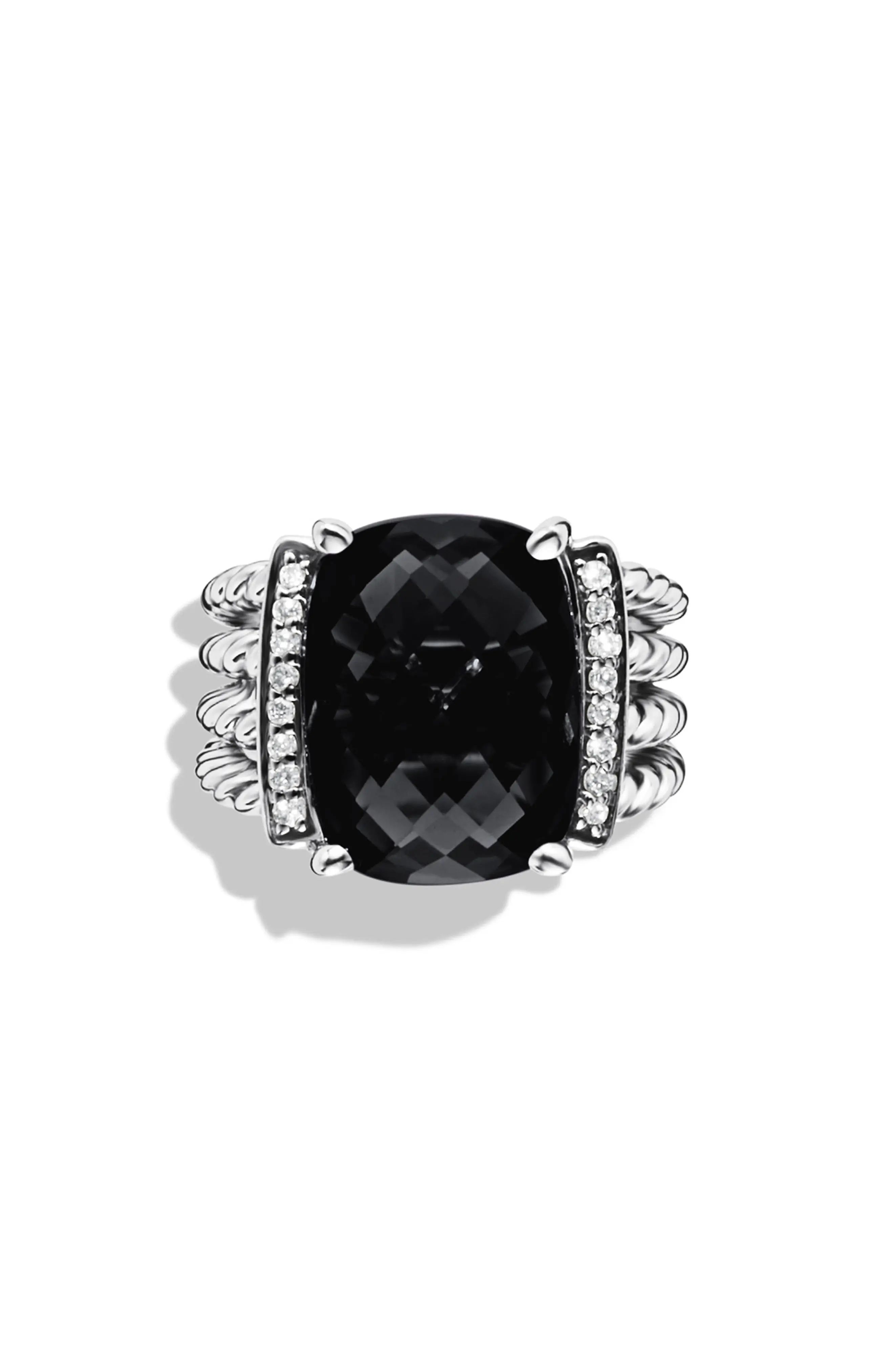 Women's David Yurman Wheaton Ring With Semiprecious Stone & Diamonds | Nordstrom