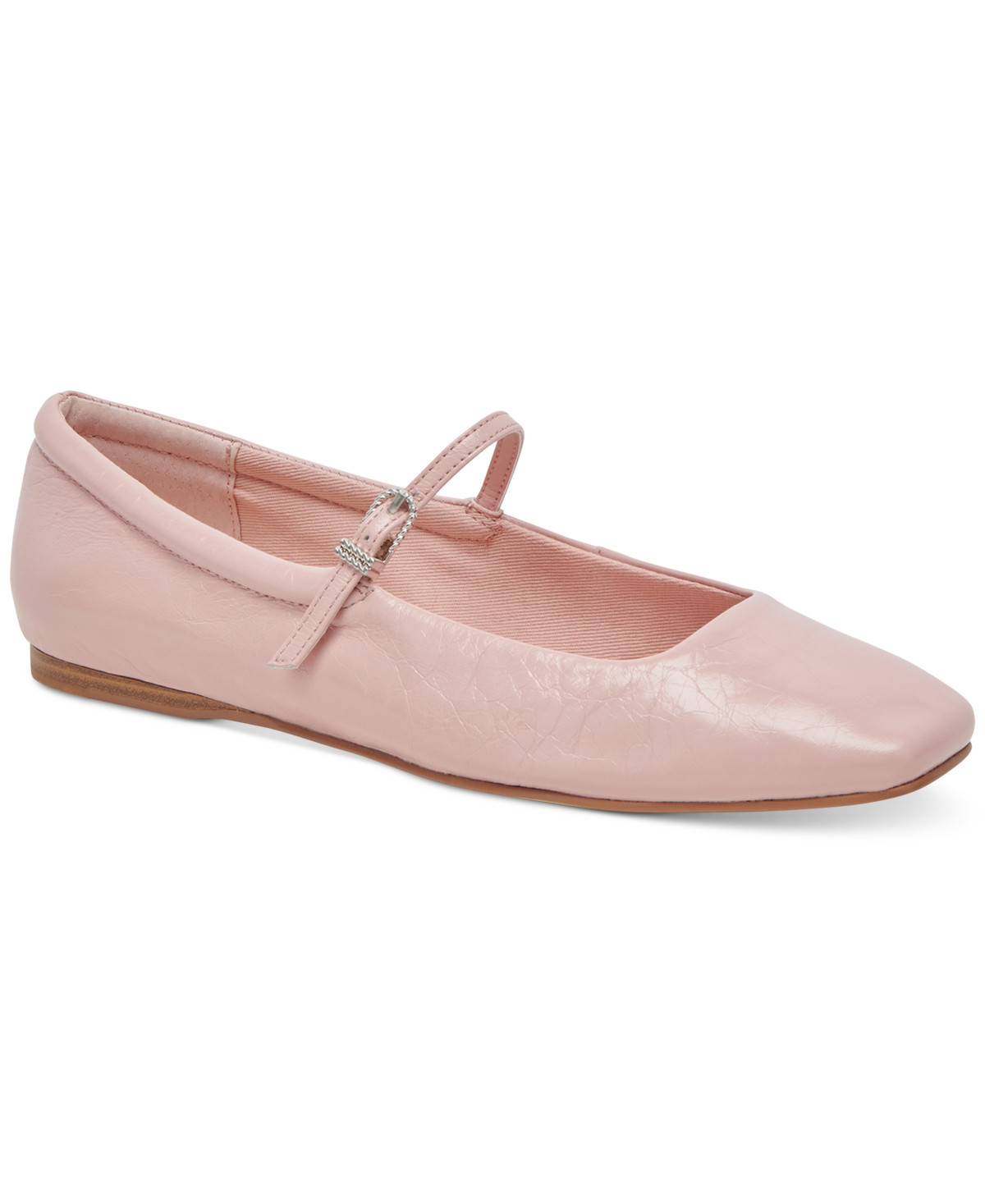 Dolce Vita Women's Reyes Mary Jane Flats - Pink Crinkle Patent | Macy's